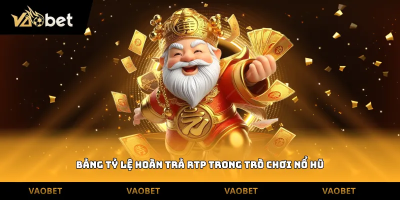 Bảng tỷ lệ hoàn trả RTP trong trò chơi Nổ Hũ